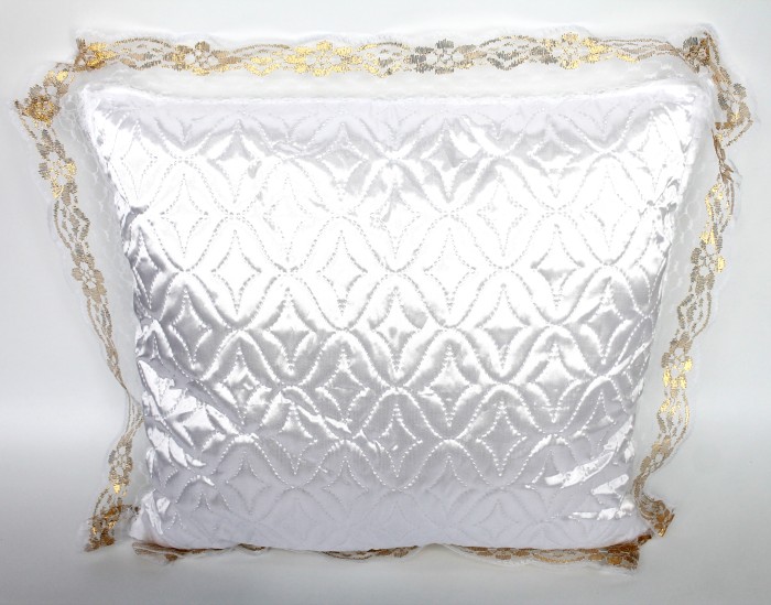 Р6931 Б/С Подушка атл.термост. с зол. кружевом(10шт)