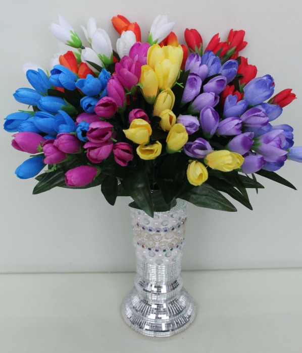 Б10577 Б/С Букет крокусов"Хрюша"5в.15г.Н35см(20микс)