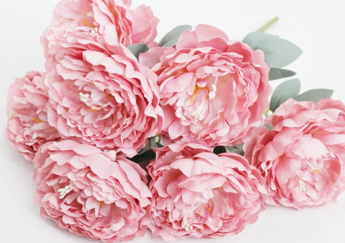 Б11834 Б/С Бук.пиона большие головы толстая нога 7г."Отелло" 54см(6шт)