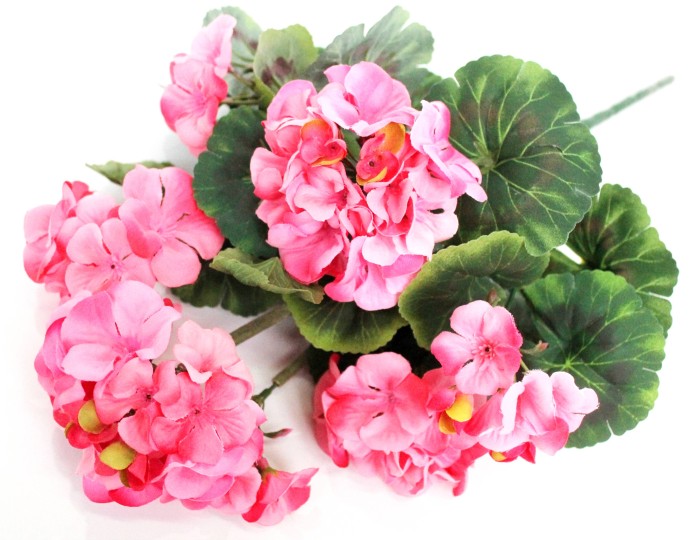 Б9493 Б/С Герань как живая горшечная 9вет.Н49см(2шт)