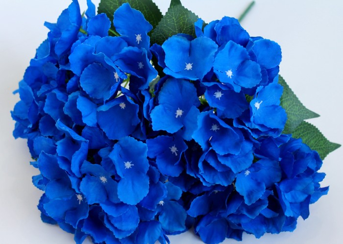 Б11781 Букет 2 цвета гортензии 5 вет."Патриот"48см