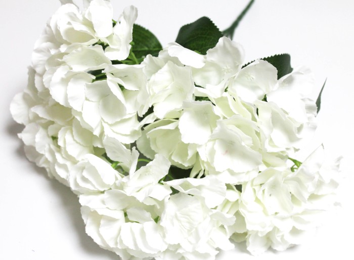 Б11781 Букет 2 цвета гортензии 5 вет."Патриот"48см