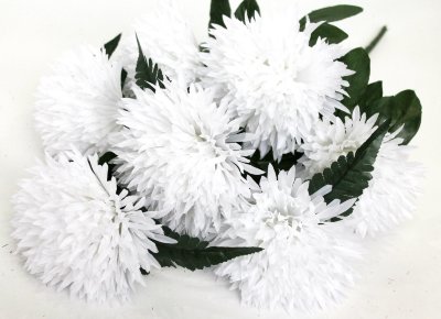 Б11835 Бук. по расцветкам игольчат.хриз.больших 7голов"Мечта"62см