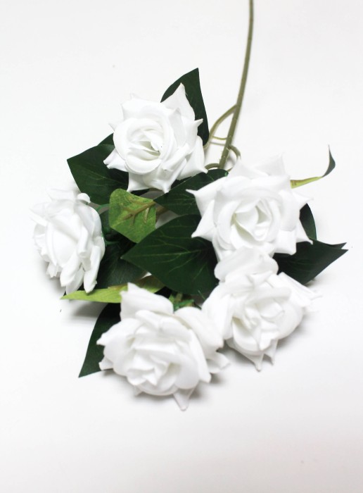 В11775 Б/С Ветка розы кустовая 5г.Н49см(5шт)