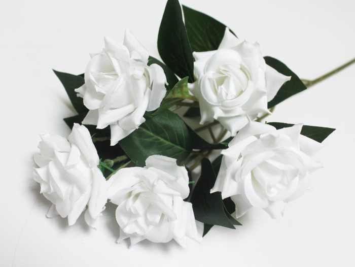 В11775 Б/С Ветка розы кустовая 5г.Н49см(5шт)