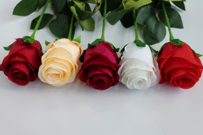 О6504  Бутон розы оригинальной"Андалузский"Н78см(100микс)