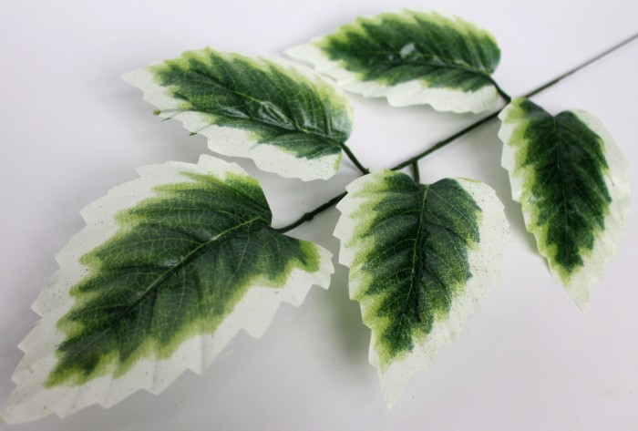 В11441 Б/С Ветка дерева вяз 5лист.Н57см(12шт)