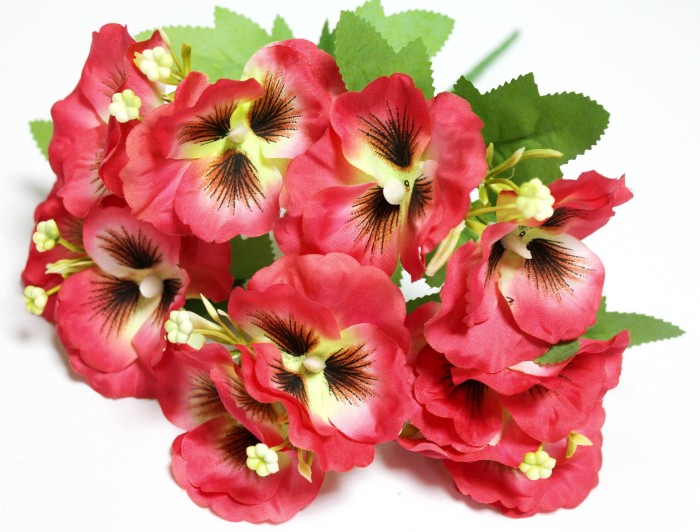 Б12281 Б/С Букет крупные анютины глазки 5г."Мотылек"31см(20шт)