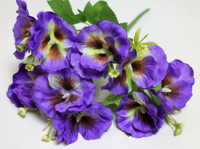 Б12281 Б/С Букет крупные анютины глазки 5г."Мотылек"31см(20шт)