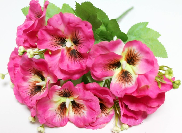 Б12281 Б/С Букет крупные анютины глазки 5г."Мотылек"31см(20шт)