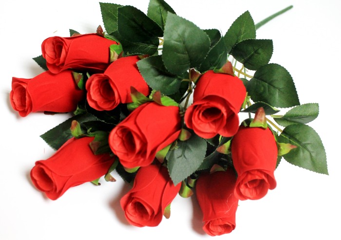 Б12203 Букет бархат.роз 9 голов"Идеал"Н52см(10шт)