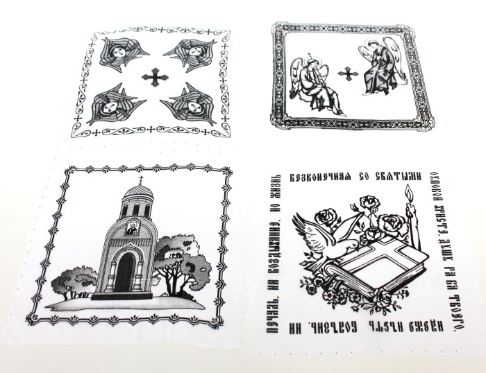 Р1684 Б/С Платок в руку "Память"(10/50шт)