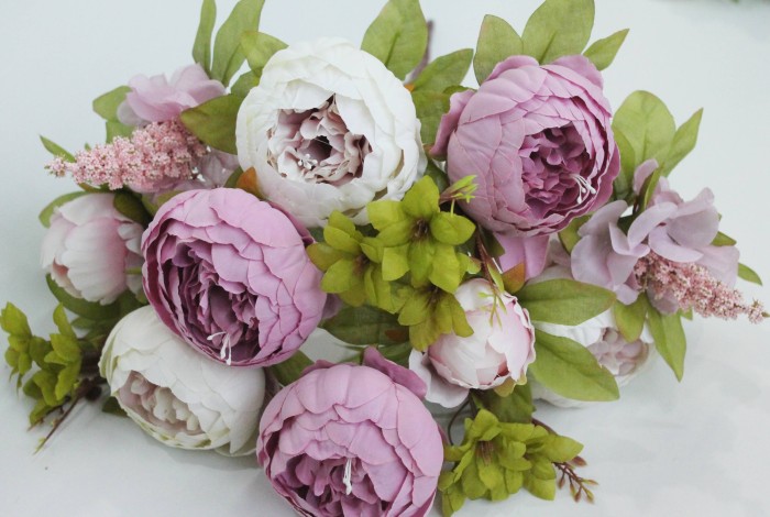 Б9815 Б/С Букет новые расцветки 13в.пион"Презент"Н50см