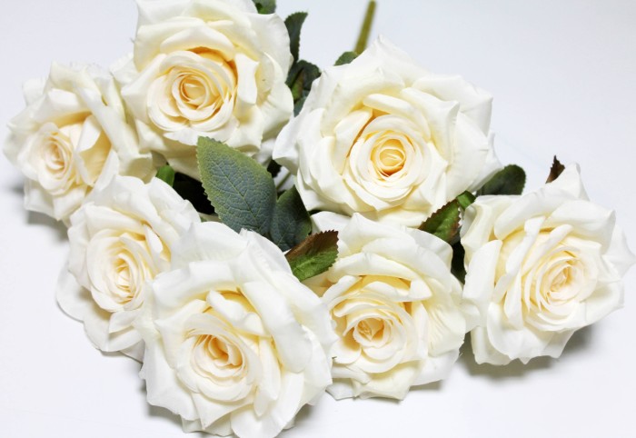 Б11802 Б/С Букет роз 7г."Невеста"Н48см(20шт)