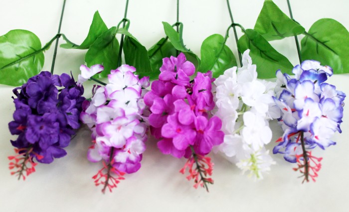 О628 Сирень много цветочков Н42см(200микс)