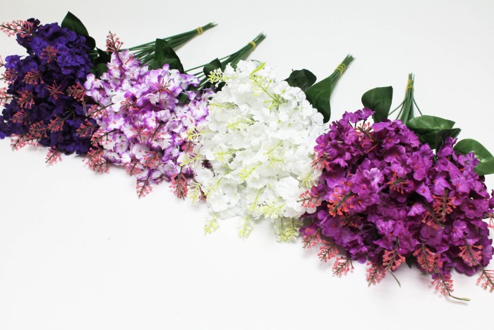 О628 Сирень много цветочков Н42см(200микс)