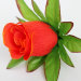 Г11317 Голова Бутон розы печатный в розетке"Надежда"Н8см(160микс)