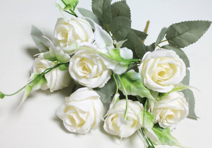 Б11704 Б/С Букет 7голов роза бутон"Жасмин"31см(10шт)