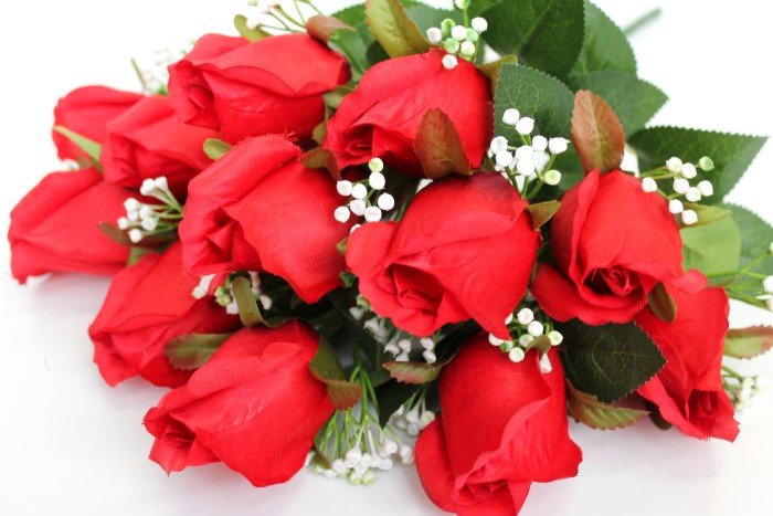 Б11530 Б/С Бук. 4 цвета 12 гол.бут. крученый"Лилиана"Н54см(4микс)