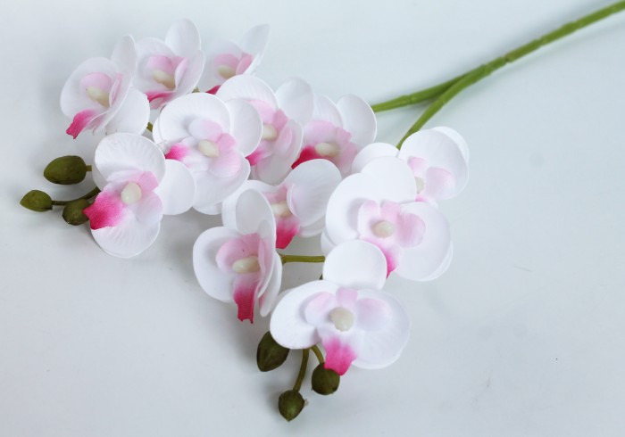 В11794 Б/С Вет.12 голов орхидея из латекса"Мини"31см(10шт)