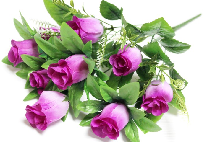 Б12048 Б/С Бук.бутонов роз 9 гол.Чжунь-Янь Н45см(20микс)