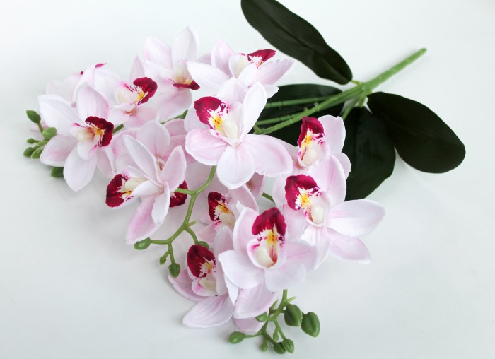 Б11795 Б/С Бук.15 голов 5в.куст.орхидеи"Чайка"46см(3микс)