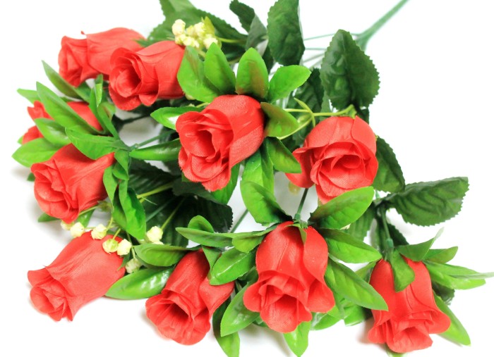 Б12047 Б/С Бук.бутонов роз 10 гол.Чжунь-Янь Н45см(20микс)