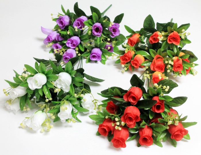 Б12049 Б/С Бук.бутон роз 11гол.Чжунь-Янь"Рассвет"Н47см(20микс)