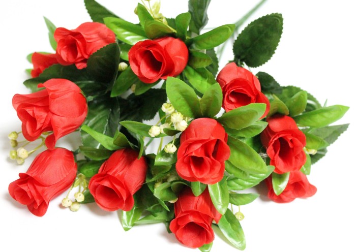 Б12049 Б/С Бук.бутон роз 11гол.Чжунь-Янь"Рассвет"Н47см(20микс)