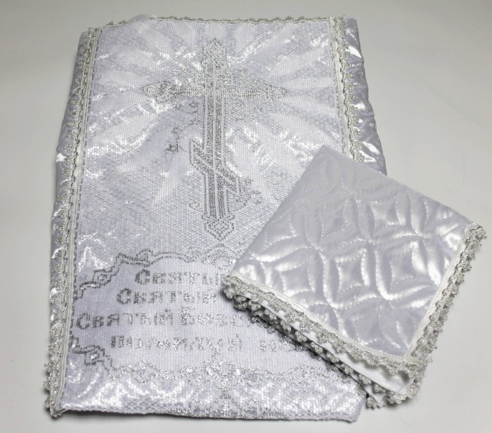 Р3797 Комплект крест тюль (покр.+наволочка)