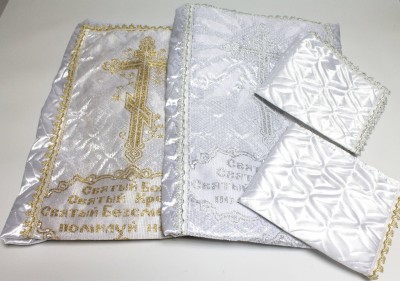 Р3797 Комплект крест тюль (покр.+наволочка)