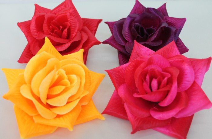 Г7653 Б/С Голова большая 19см 6сл.роза атласная"Ярослава"(20шт/300)