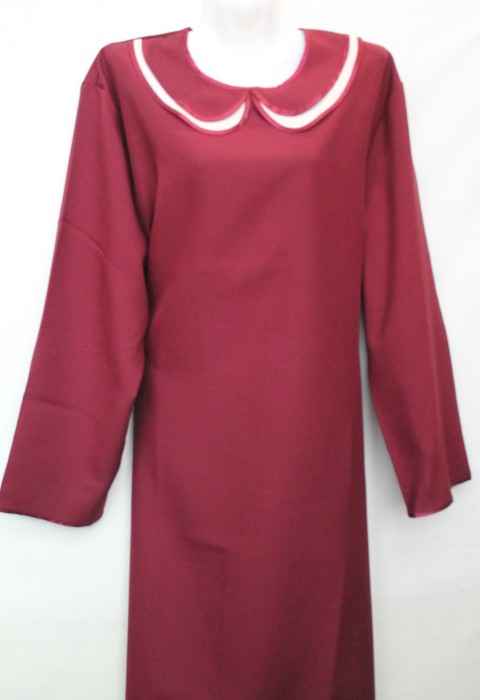 Р6798 Б/С Платье "Двойной воротник" габардин