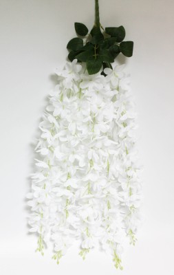 В12133 Б/С Ветка глициния многоцветковая 5веток свисающих H85см