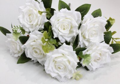 Б11847 Б/С Букет 7 шикарных дорогих голов роз&quot;Ева&quot;44см