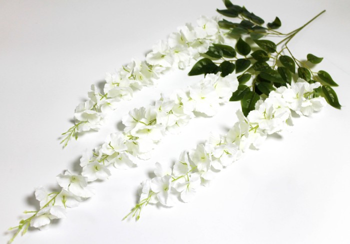 В12134 Б/С Ветка вистерия китайская 3вет.H106см(12шт)