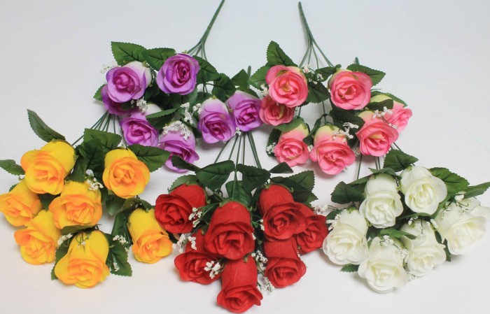 Б12212 Б/С Букет крупный бутон 7г.с кашк."Вегас"43см(20микс)