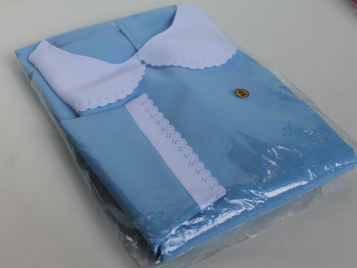 Р6603 Б/С Платье ритуальное "Эконом"