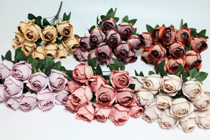 Б12136 Б/С Букет роз 12 необыкновенных голов"Луксор"H41(6микс)