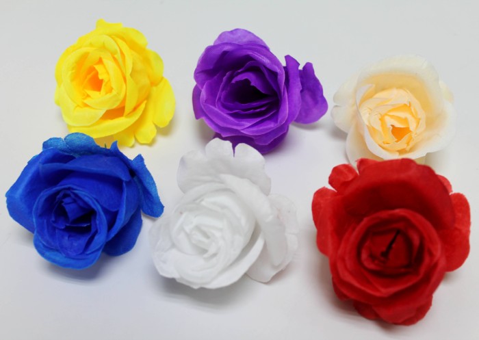 Г12292 Б/С Голова бутон роз обьемный "Добрыня" 8см (50шт)