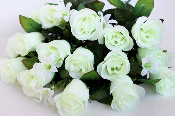 Б6553 Б/С Букет 3 цвета бут.роз"Народный"16г.53см(10шт)