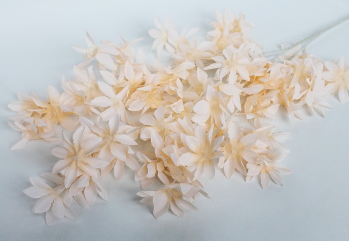 В11536 Б/С Ветка пушкиния-свадебная флористика 3вет.90цв.Н110см(5шт)