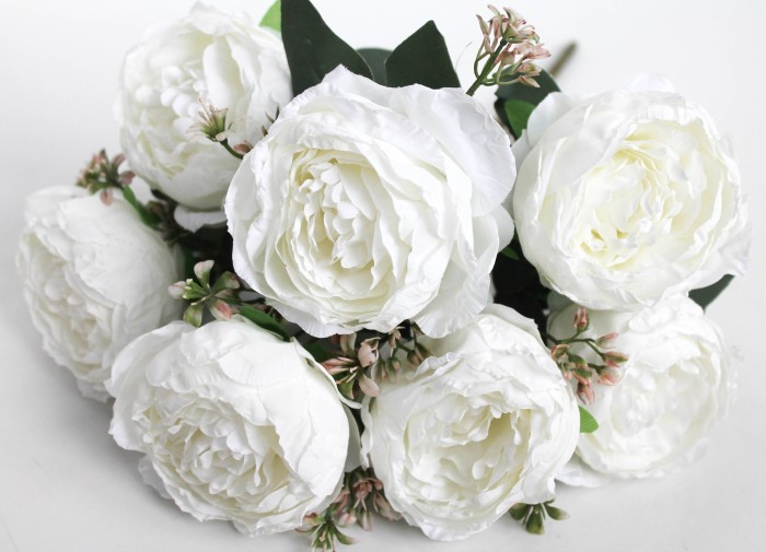 Б11622 Б/С Букет пиона 7г."Неон"обожженный Н42см