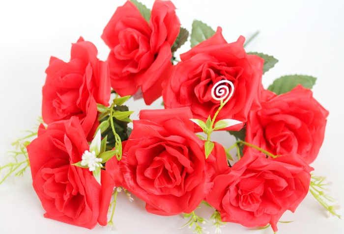 Б11724 Букет роз 7 гол."Вечеринка"Н35см(20микс)