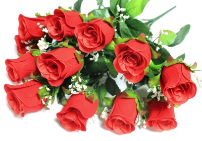 Б12216 Б/С Букет полный барх.бутон 12гол с богатой кашкой Н52см(10шт)