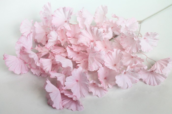 В11533 Б/С Ветка эустома-свадебная флористика 4в.57цв.Н100см(5шт)