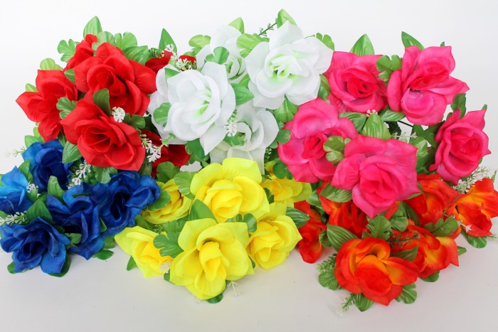 Б11733 Букет роз 6г."Ракушка"Н40см(20микс)