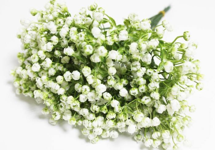 В12140 Ветка-добавка крупная гипсофила H37см(100шт)