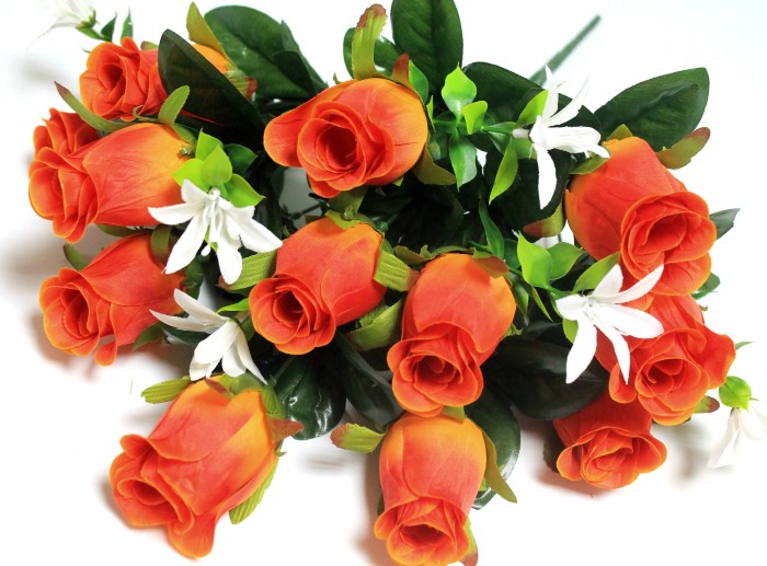 Б12217 Б/С Букет полный хороший бутон 12 голов"Опиум" 50см(10микс)