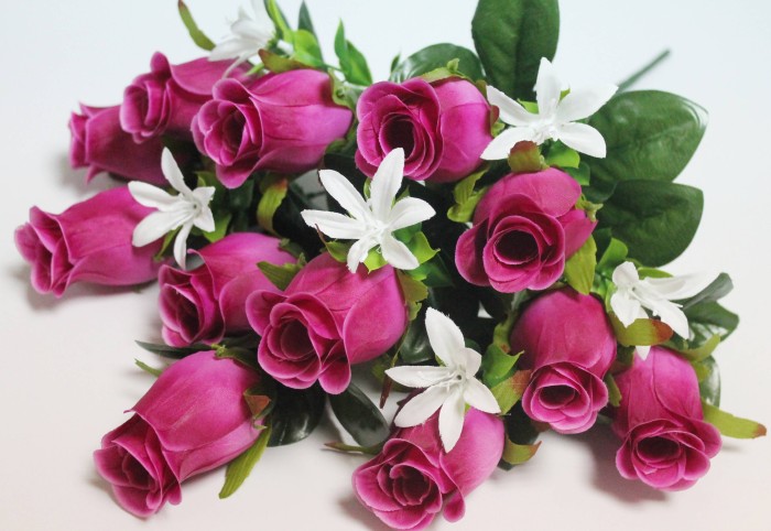 Б12217 Б/С Букет полный хороший бутон 12 голов"Опиум" 50см(10микс)